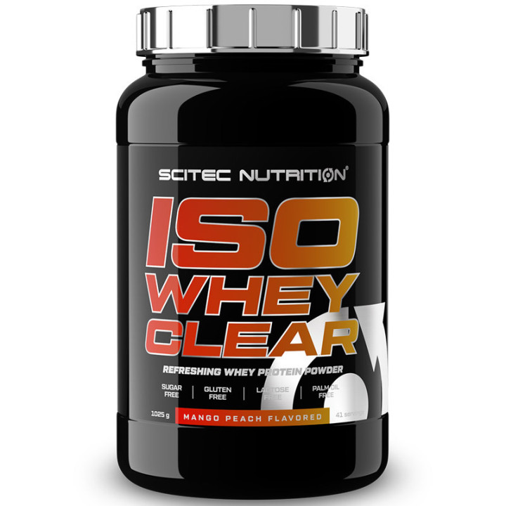 Iso Clear Protein 1025g, Scitec – odżywka białkowa bez cukru!