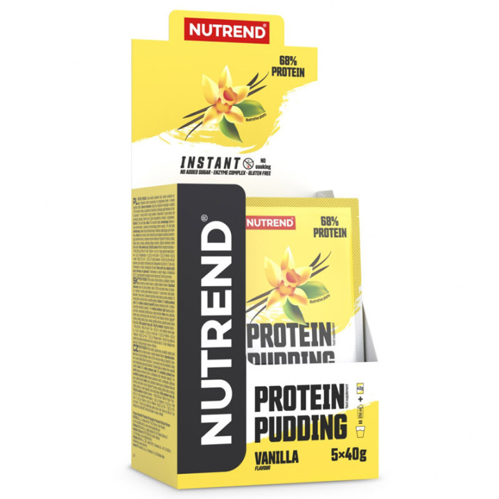 Protein Pudding 5x40g, Nutrend – pyszny budyń białkowy!