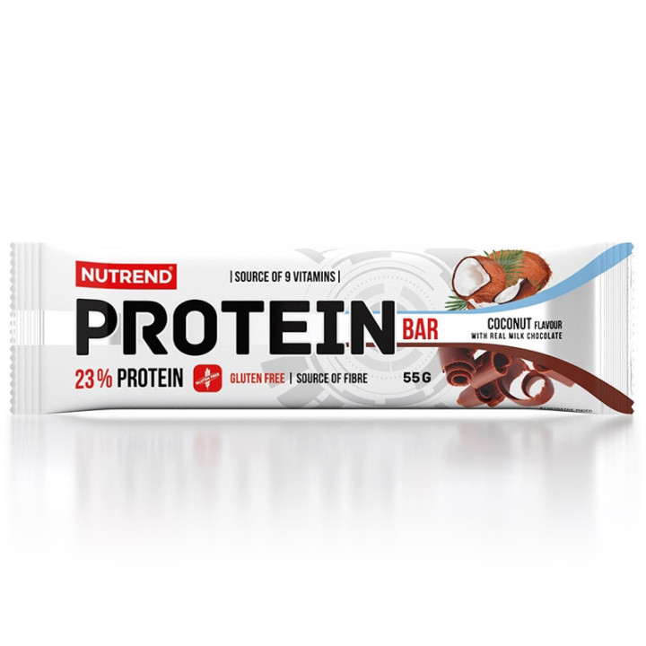 Protein Bar 55g, Nutrend – uzupełnij białko w diecie!