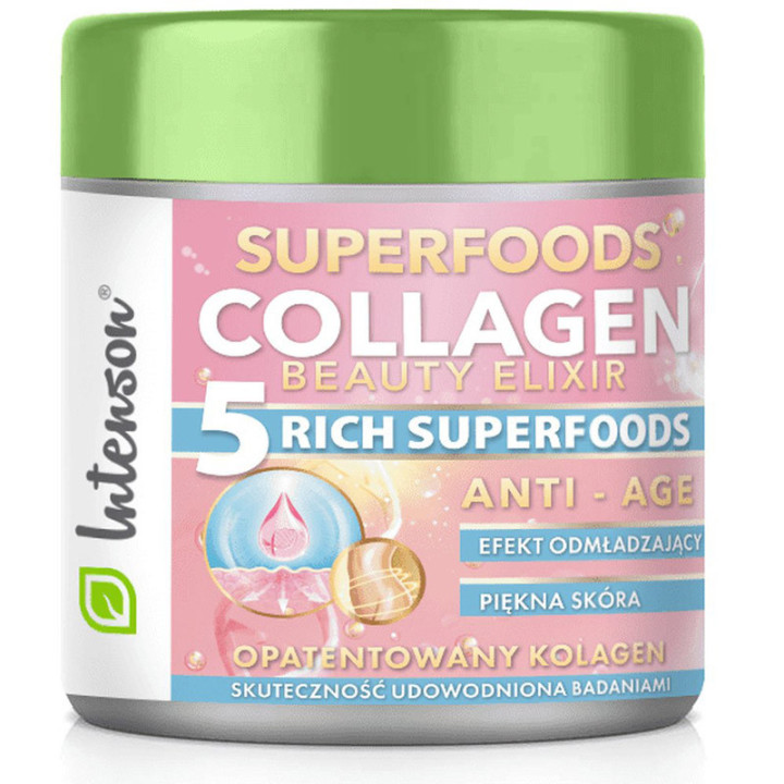 Superfoods Collagen Beauty Elixir 165g, Intenson – eliksir młodości!