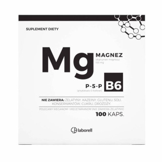 Mg+B6 100 kapsułek, Laborell – zdrowy układ nerwowy!