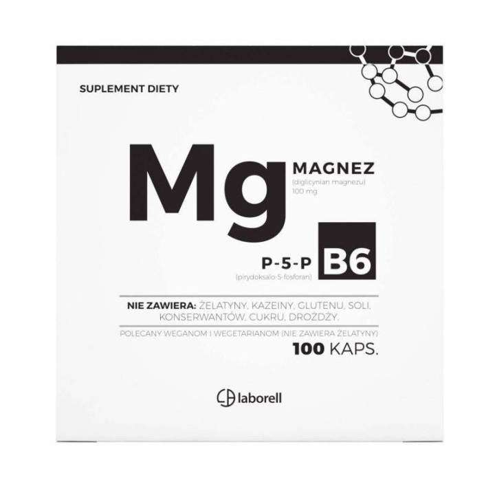 Mg+B6 100 kapsułek, Laborell – zdrowy układ nerwowy!