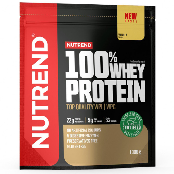 100% Whey Protein 1000g, Nutrend – uzyskaj wymarzoną sylwetkę!