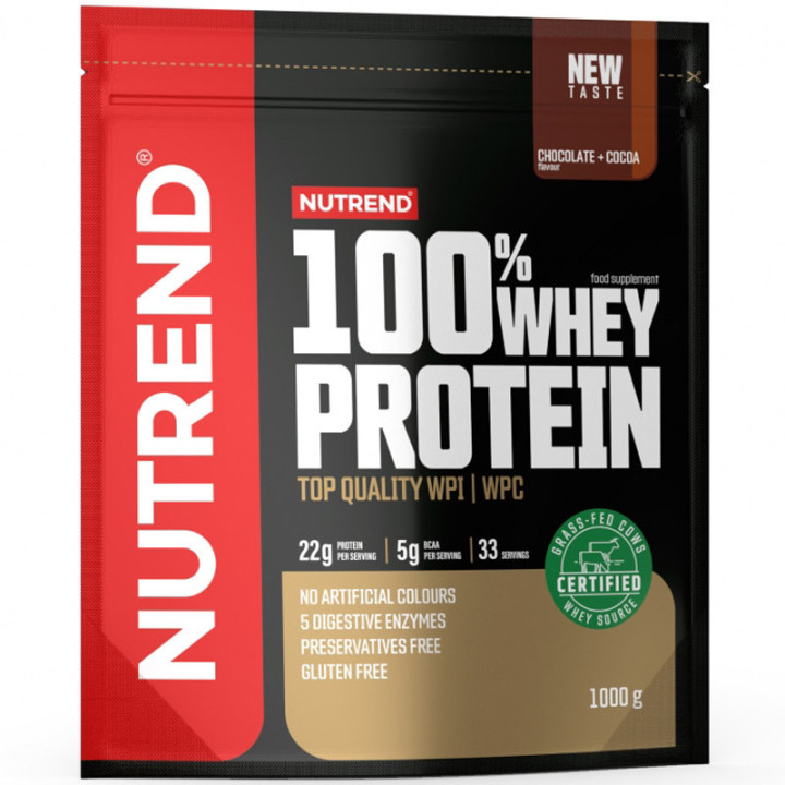 100% Whey Protein 1000g, Nutrend – uzyskaj wymarzoną sylwetkę!
