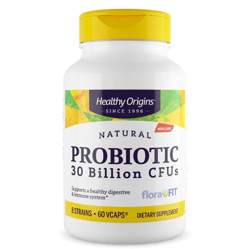 HEALTHY ORIGINS Natural Probiotic 30 Billion CFUs 60vegcaps