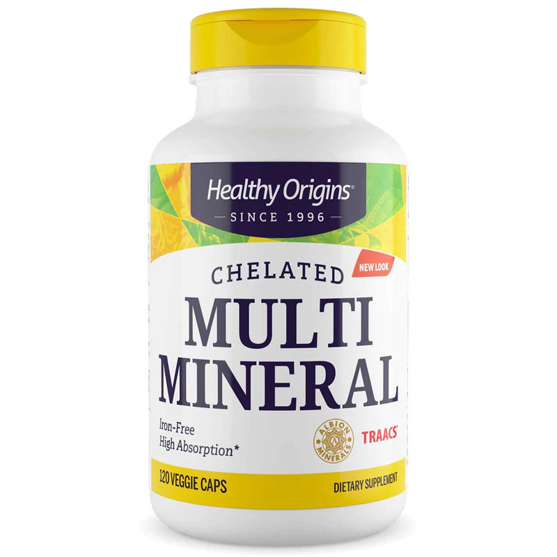 HEALTHY ORIGINS Chelated Multi Mineral 120vegcaps