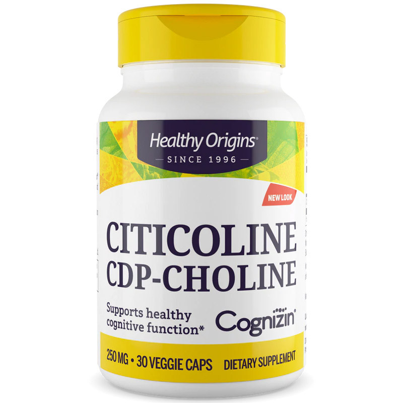 HEALTHY ORIGINS Citicoline Cdp-Choline 30vegcaps