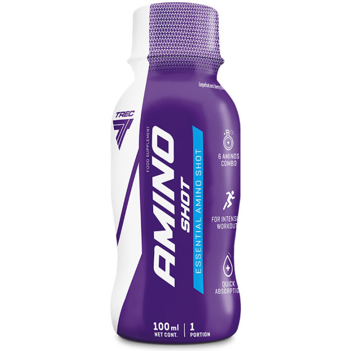 Amino Shot 100ml, Trec – arsenał w suplementacji około treningowej!