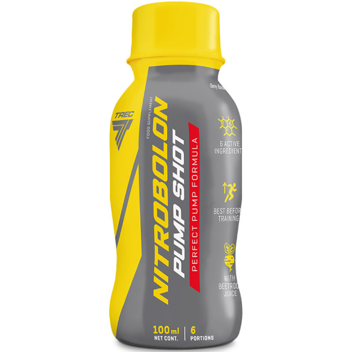 Nitrobolon Pump Shot 100ml, Trec – nasila produkcję tlenku azotu!
