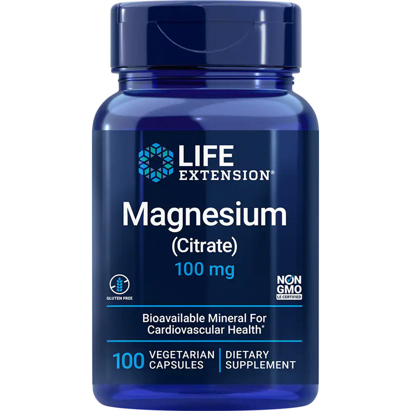 LIFE EXTENSION Magnesium (Citrate) 100mg 100vegcaps