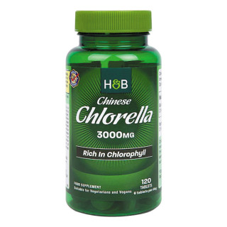Organic Chinese Chlorella 500mg 120 tabletek, Holland & Barrett – organiczna chińska chlorella!