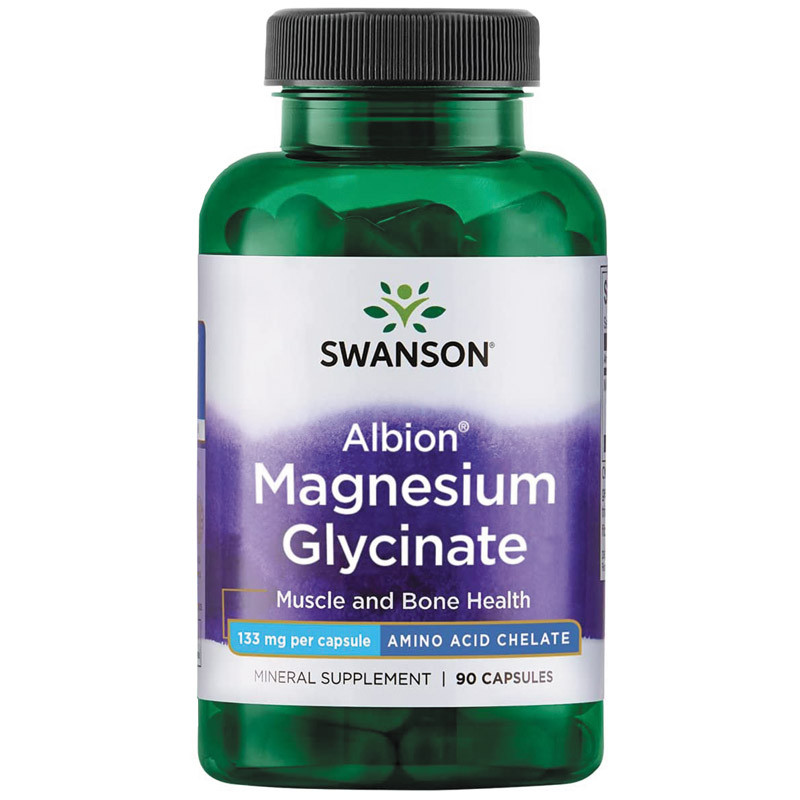 SWANSON Albion Magnesium Glycinate 133mg 90caps