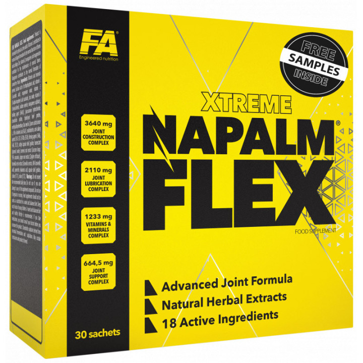 Xtreme Napalm Flex 30 saszetek, FA – zadbaj o swoje stawy!
