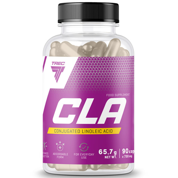 CLA 90 kapsułek, Trec – dla redukcji skutecznej tkanki tłuszczowej!