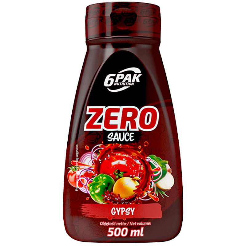 6PAK Nutrition Zero Sauce Gypsy 500ml