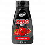 6PAK Nutrition Zero Sauce Hot Ketchup 500ml