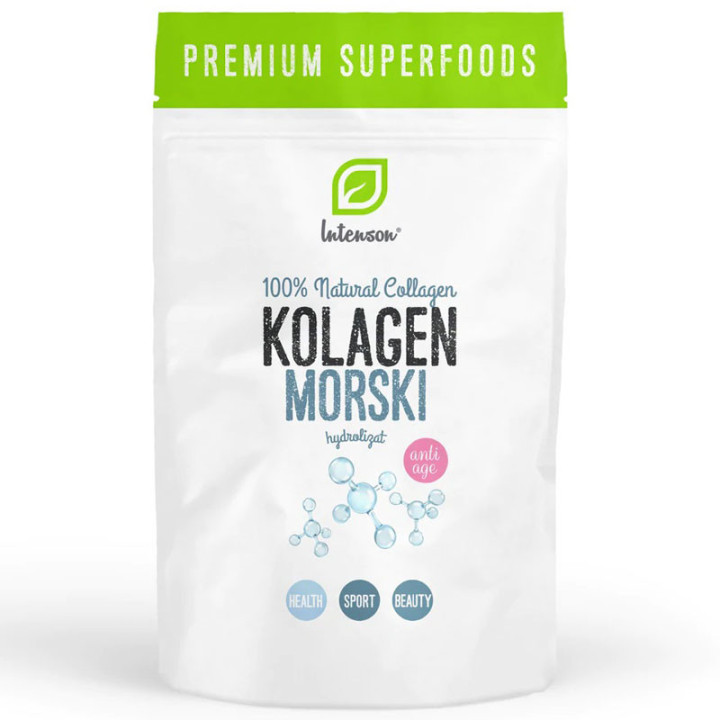 Kolagen Morski Hydrolizat 60g, Intenson – kolagen do picia w proszku!