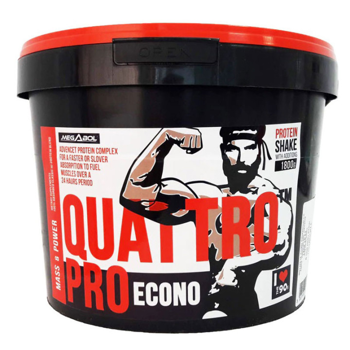 Quattro Pro Econo 1800g, Megabol – kompleksowa odżywka wysokobiałkowa!