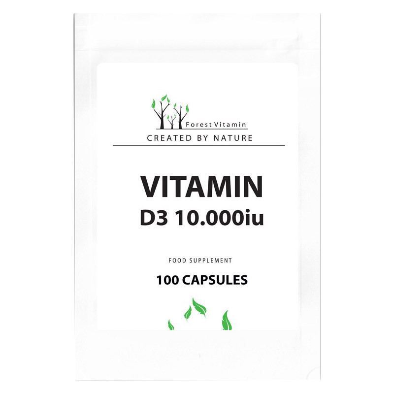 FOREST VITAMIN Vitamin D3 10.000IU 100caps