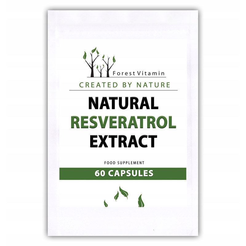 FOREST VITAMIN Natural Resveratrol Extract 60caps