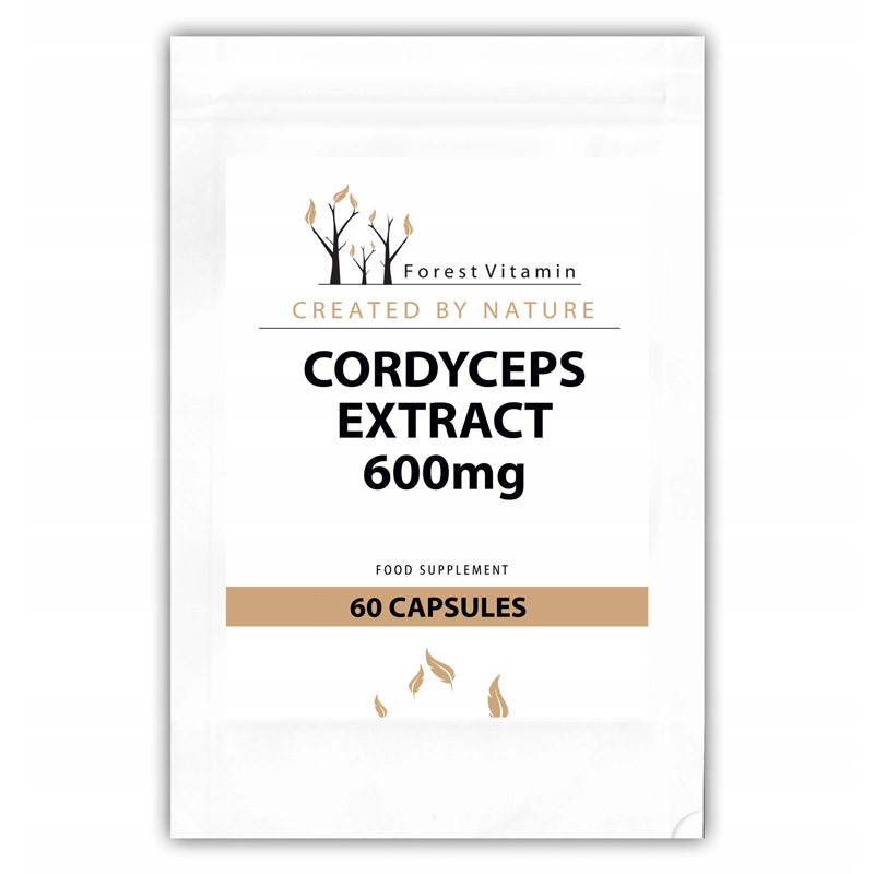 FOREST VITAMIN Cordyceps Extract 600mg 60caps