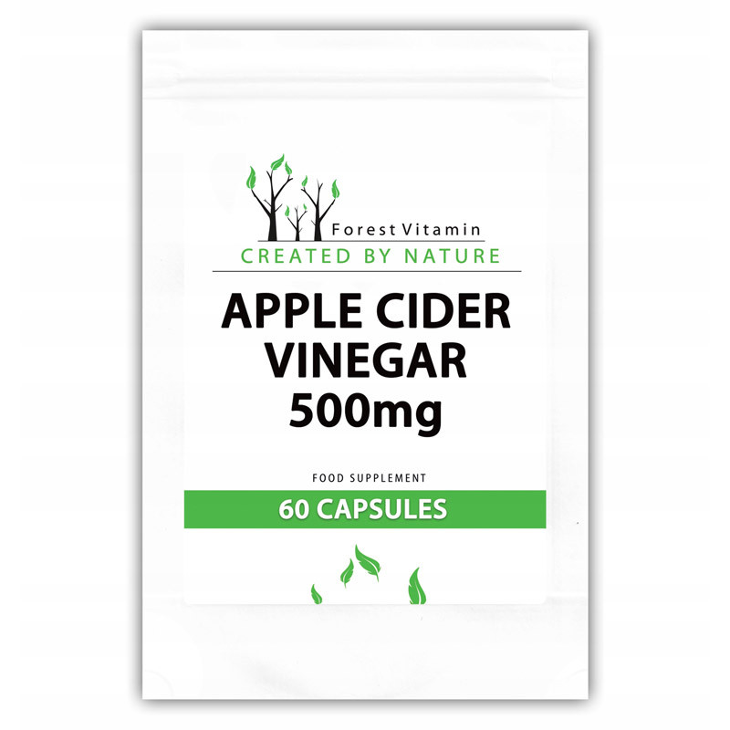 FOREST VITAMIN Apple Cider Vinegar 500mg 60caps