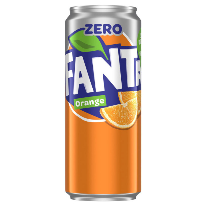 Fanta Zero  330ml, Fanta – kultowy smak Fanty bez zbędnych kalorii!