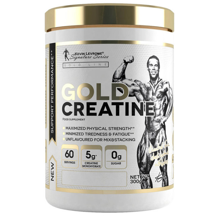 Gold Creatine 300g, Kevin Levrone – rozbudowa siły i wytrzymałości!