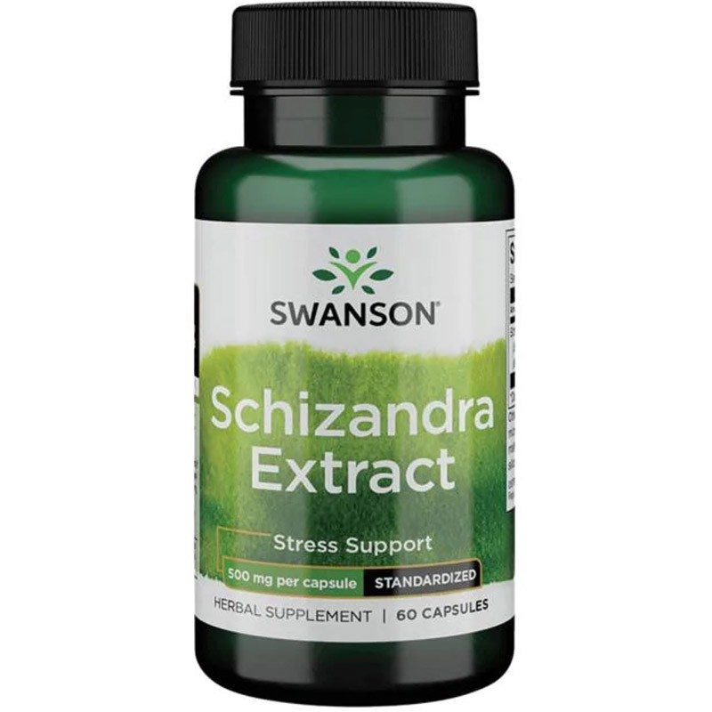 SWANSON Schizandra Extract 500mg 60caps