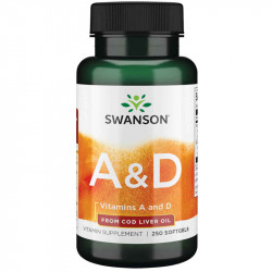 SWANSON Vitamins A&D 250caps