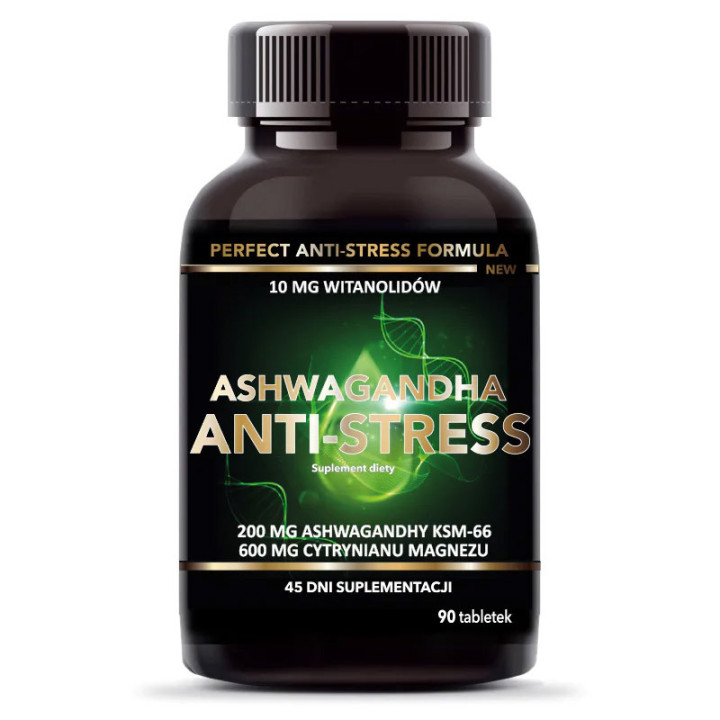 Ashwagandha Anti-Stress 90 tabletek, Intenson – obniż swój stres!