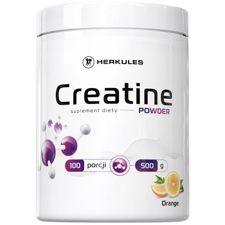 Creatine Powder 500g, Herkules – siła, wytrzymałość i masa mięśniowa!