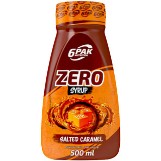 Zero Syrup Salted Caramel 500ml, 6Pak - syrop o smaku solonego karmelu