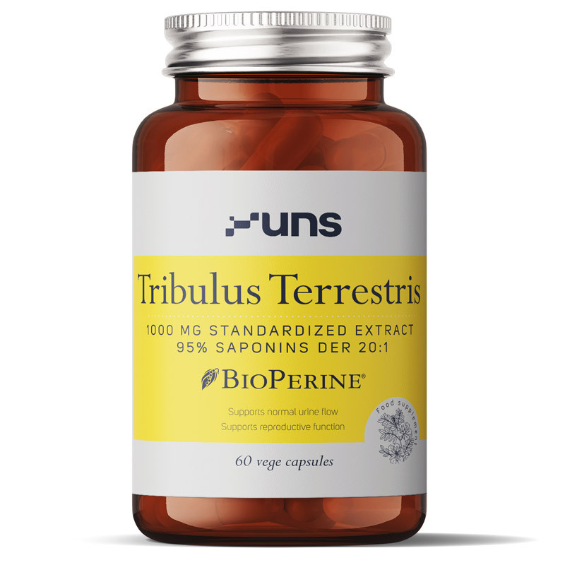 UNS Tribulus Terrestris 1000mg Standardized Extract 95% Saponins Der 20:1 60vegcaps