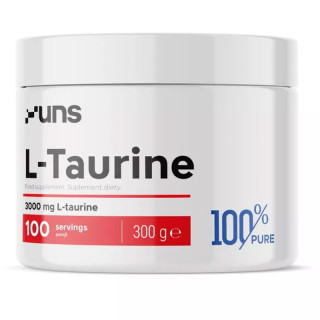 L-Taurine 300g, Uns-to suplement diety w formie proszku, który nie zawiera żadnych substancji dodatkowych