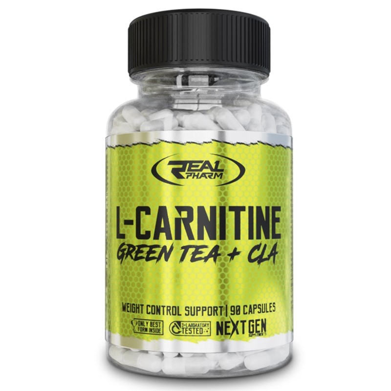 REAL PHARM L-Carnitine Green Tea+CLA 90caps
