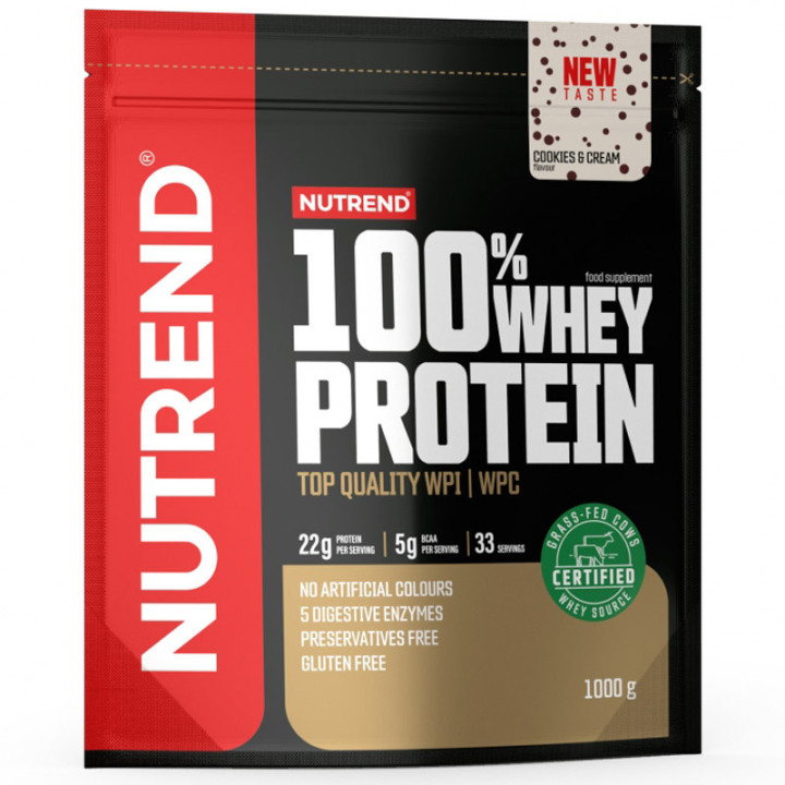 100% Whey Protein 1000g, Nutrend – uzyskaj wymarzoną sylwetkę!