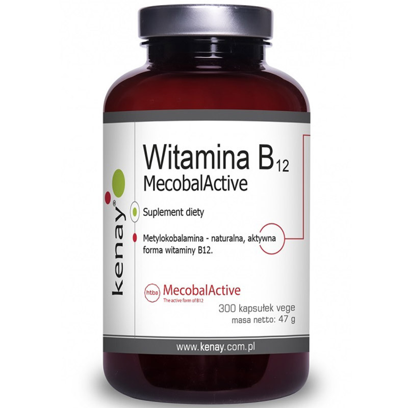 Kenay Witamina B12 MecobalActive 300vegcaps