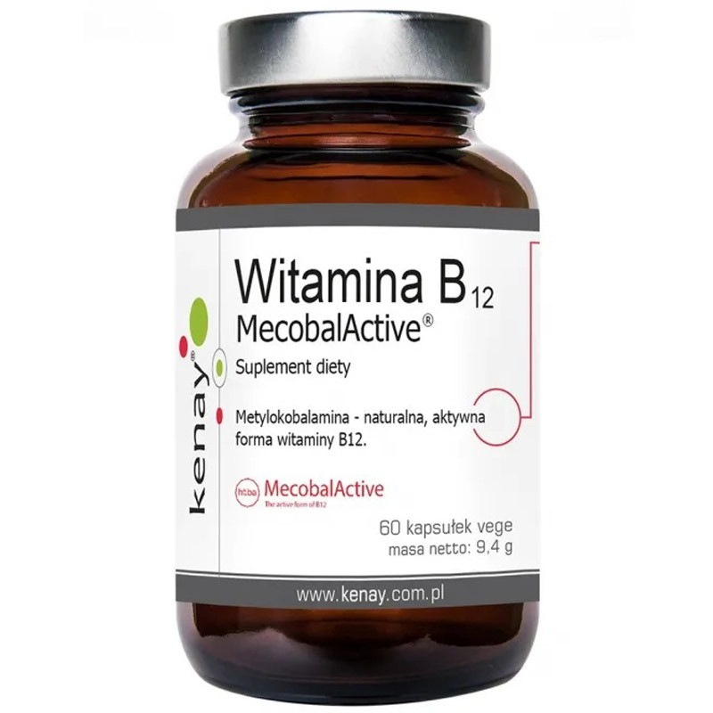 Kenay Witamina B12 MecobalActive 60vegcaps