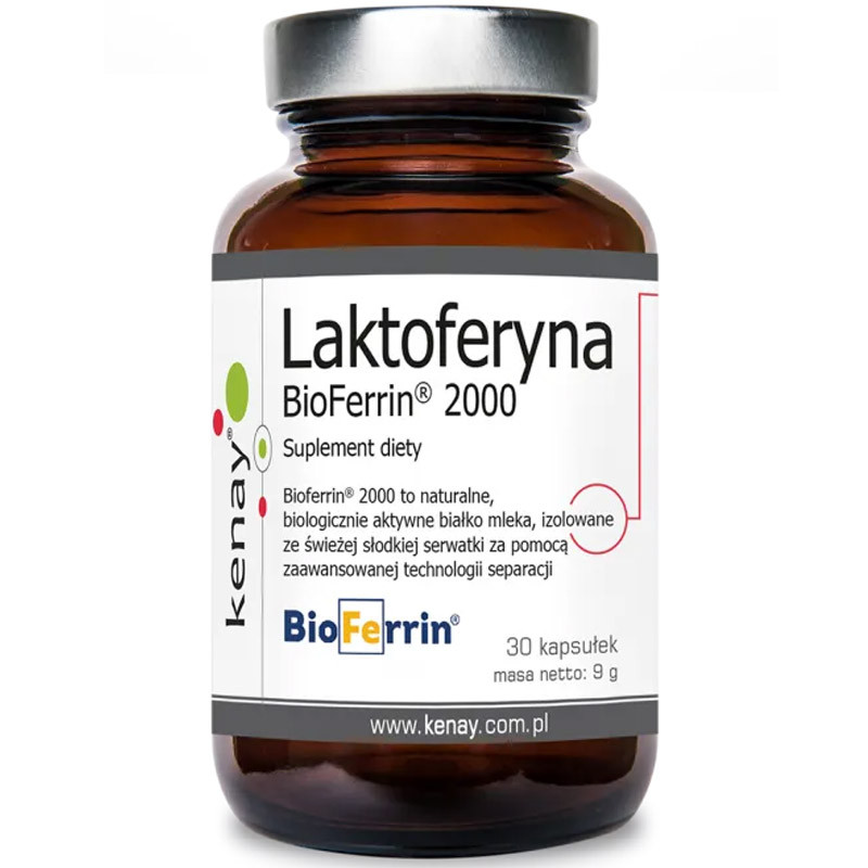 Kenay Laktoferyna BioFerrin 2000 30vegcaps