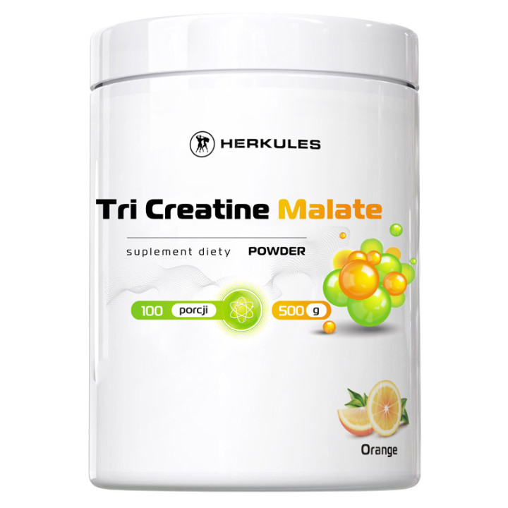 Tri Creatine Malate Powder 500g,Herkules – lepsze możliwości wysiłkowe