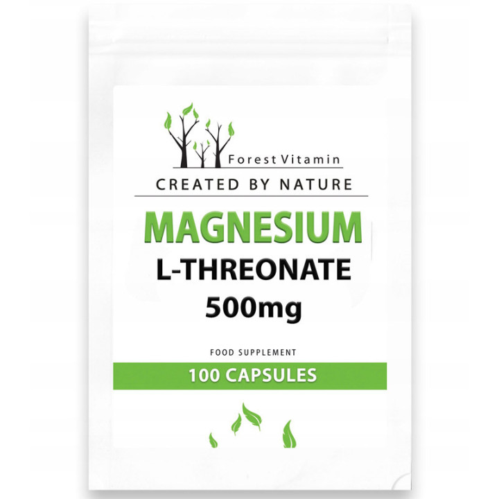 Magnesium L-Threonate 500mg 100, Forest Vitamin – skuteczna forma!