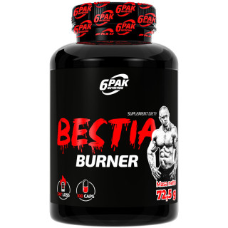 Bestia Burner 100, 6Pak – świetny produkt dla kształtowania sylwetki!