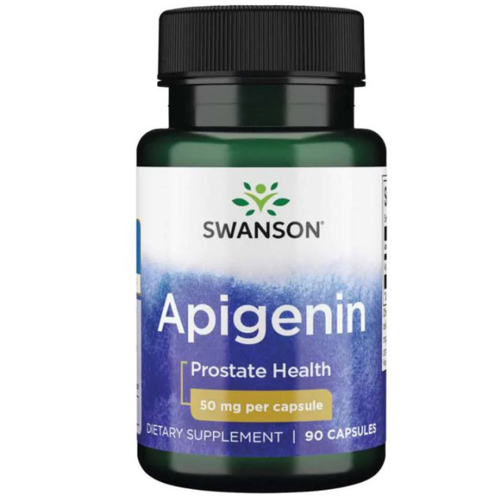 Apigenin 50mg 90 kapsułek, Swanson – zdrowie prostaty!