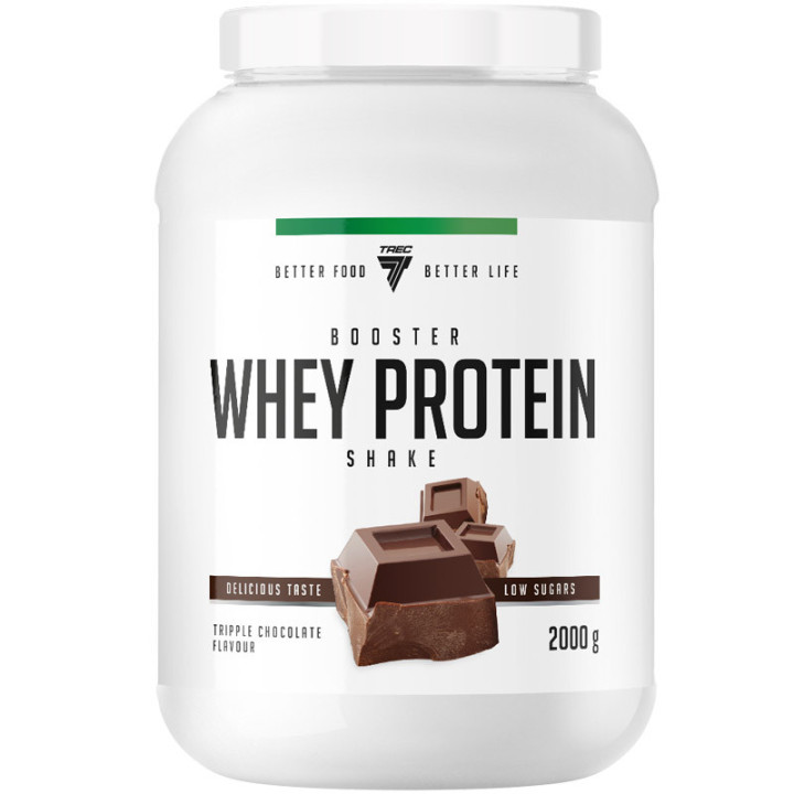Booster Whey Protein 2000g, Trec – koncentrat białka serwatkowego o wyjątkowych smakach!