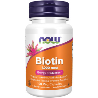 NOW Biotin 1,000mcg 100vegcaps
