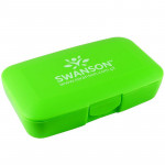 SWANSON Pillbox Green Pudełko Na Tabletki Kapsułki