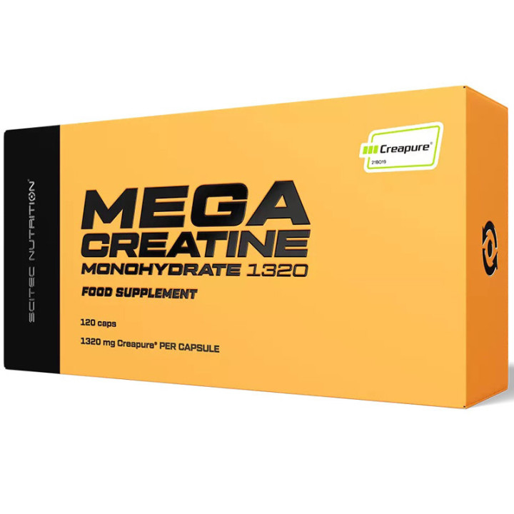 Mega Creatine Monohydrate 1320 120, Scitec – potężna dawka kreatyny!