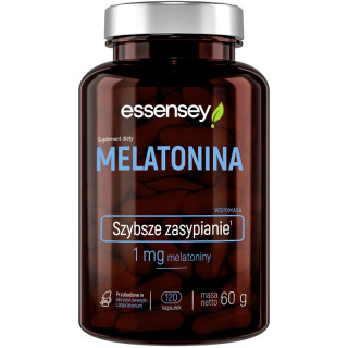 Melatonina 1mg 120 kapsułek, Essensey – wysokiej jakości melatonina!