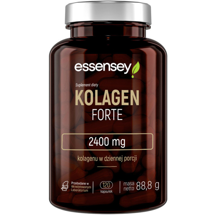 Kolagen Forte 2400mg 120 kapsułek, Essensey – solidna dawka kolagenu!